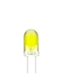 Diodo Led Transparente Amarillo Claro 5mm