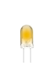 Diodo Led Transparente Amarillo Oscuro 5mm