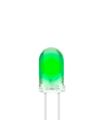 Diodo Led Transparente Verde 5mm