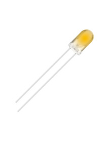 Diodo Led Transparente Amarillo Oscuro 5mm