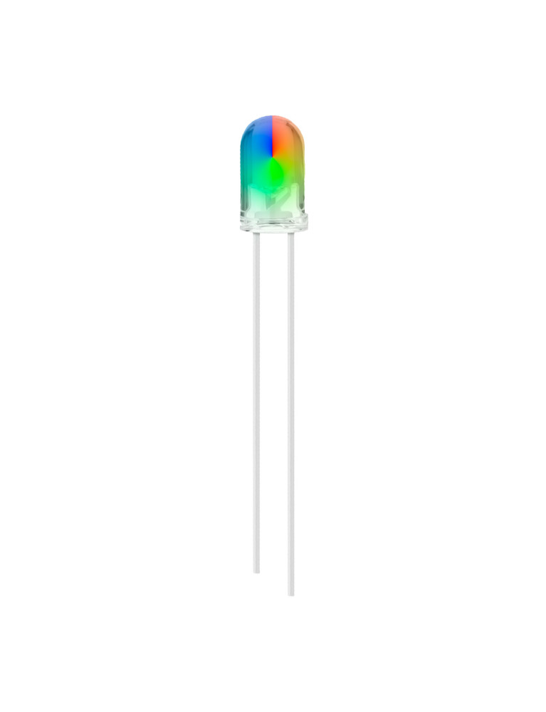 Diodo Led Transparente Multicolor 5mm