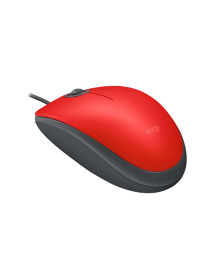 Mouse USB Logitech M110 Silent Rojo