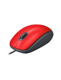 Mouse USB Logitech M110 Silent Rojo