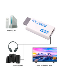 Convertidor De Wii A Hdmi Blanco