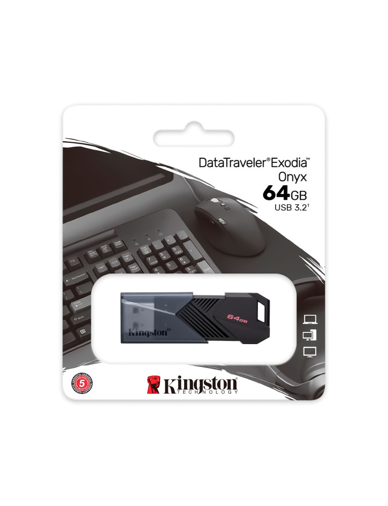Flash Memory 64GB Kingston DataTraveler Exodia Onyx