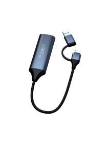 Capturadora De Vídeo Tipo C y USB 3.0 A HDMI Full HD