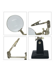 Tercera Mano Con Lupa TS-401