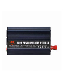 Inversor De Carro 12V Dc a 110V Ac 400 Watts PI-400
