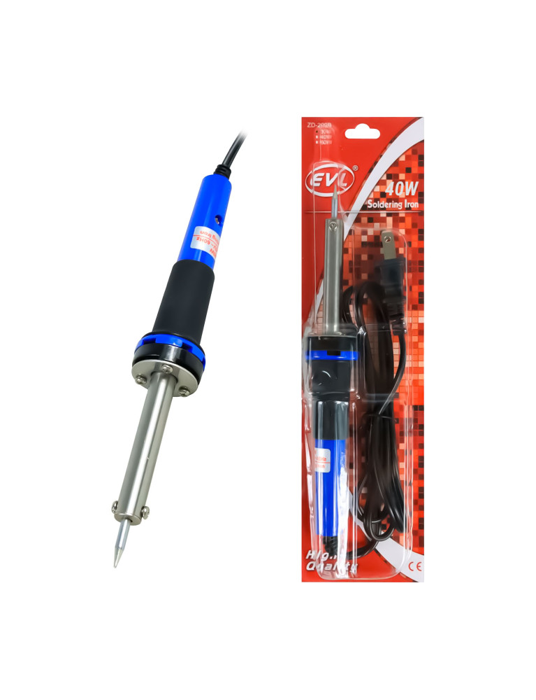 Cautín De 40W Plástico EVL ZD-200B40W