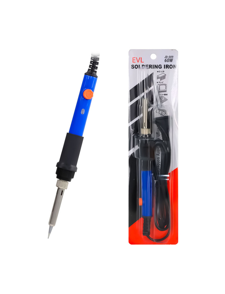 Cautín Regulable De 60W Plástico EVL JD-009