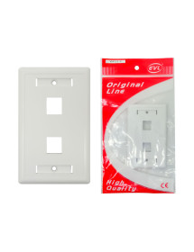 Placa De Pared Para 2 Jack...