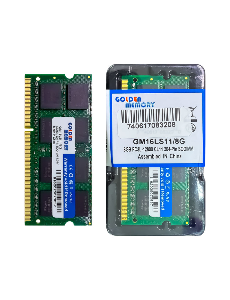 Memoria Ram DDR3 8GB Golden 1.35V SO-DIMM