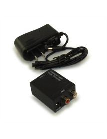 Convertidor de Audio Análogo a Audio Digital Toslink
