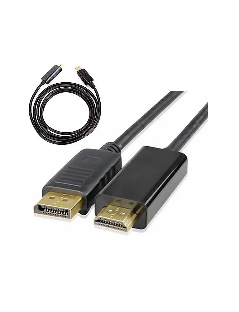 Cable DisplayPort a Hdmi 1.8Mt 4K Unidireccional
