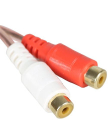 Cable de Audio 2 Jack RCA a 1 Plug RCA