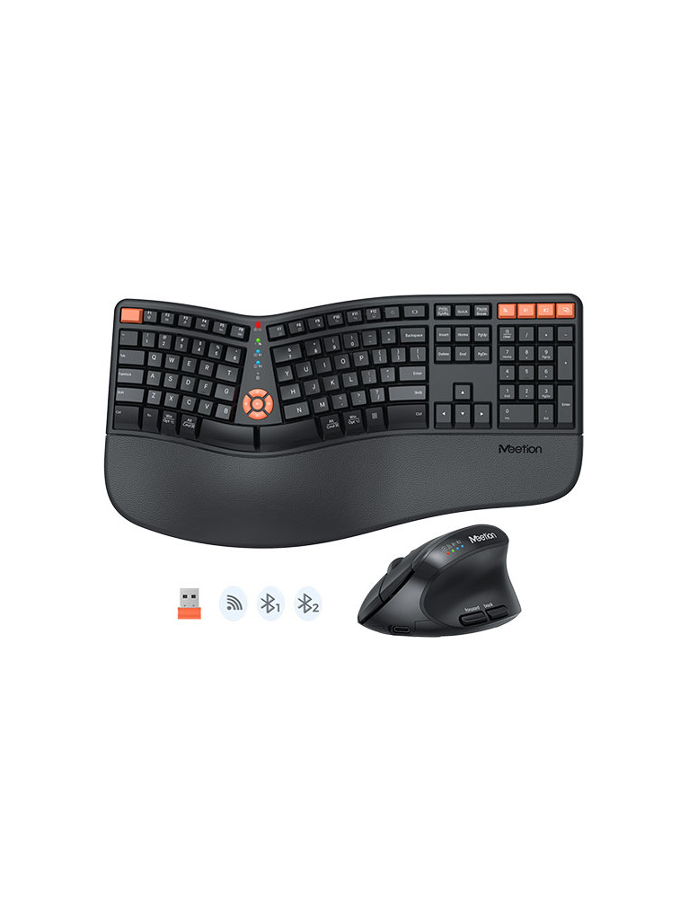 Combo Teclado y Mouse Wireless MT-DIRECTOR C2 Negro Meetion