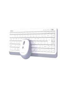 Teclado y Mouse Inalámbrico - Bluetooth Mini 5000 Blanco Meetion