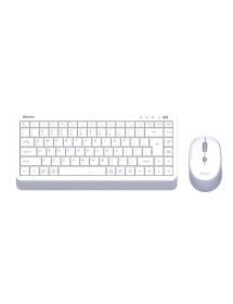 Teclado y Mouse Inalámbrico - Bluetooth Mini 5000 Blanco Meetion