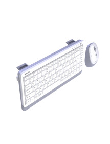 Teclado y Mouse Inalámbrico - Bluetooth Mini 5000 Blanco Meetion