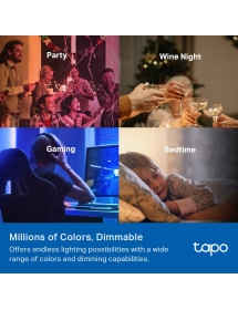 Foco Inteligente Smart WIFI Luz Multicolor 1055 Lúmenes - Control Por Voz 75 W Tapo TP-LINK