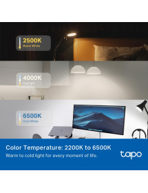 Foco Inteligente Smart WIFI Luz Multicolor 1055 Lúmenes - Control Por Voz 75 W Tapo TP-LINK