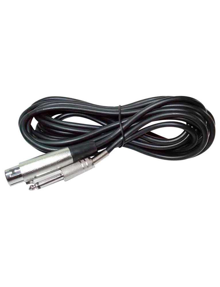 Cable Para Micrófono 1 Plug 6.3 MN X 1 Jack Canon 5MT American Xtreme