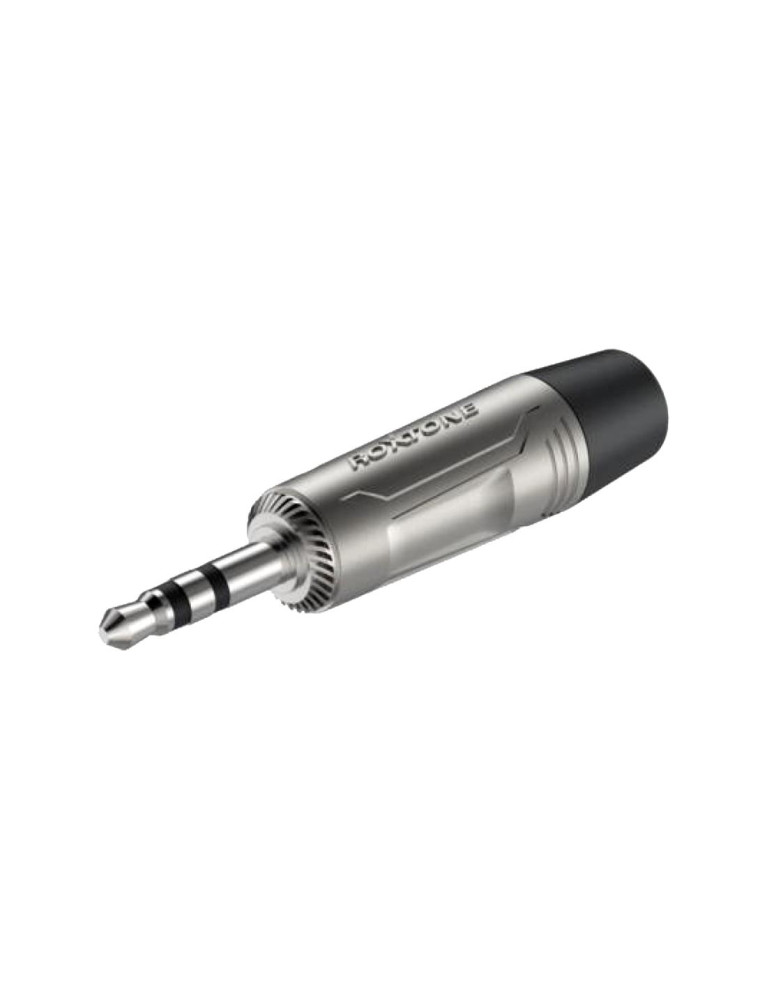 Plug 3.5 Estereo Metal Niquelado RMJ3PS-NN Roxtone