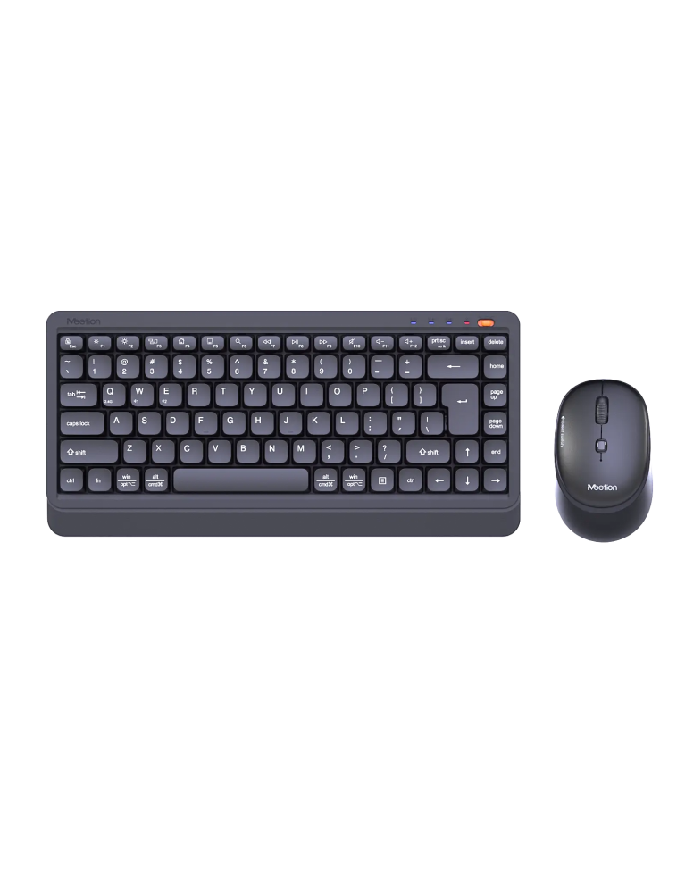 Teclado y Mouse Inalámbrico - Bluetooth Mini 5000 Gris Meetion