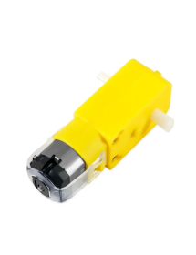 Moto-Reductor Biaxial 3-6 V Dc Doble Eje Amarillo