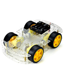 Chasis Carro Robot Con 4 Ruedas - 4 Motores MDA045