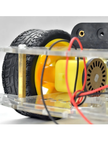 Chasis Carro Robot Con 4 Ruedas - 4 Motores MDA045