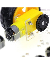 Chasis Carro Robot Con 3 Ruedas - 2 Motores RC-CAR2M