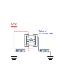Sensor Infrarrojo Emisor - Receptor 4 Pines CNY70