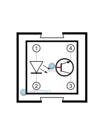 Sensor Infrarrojo Emisor - Receptor 4 Pines CNY70