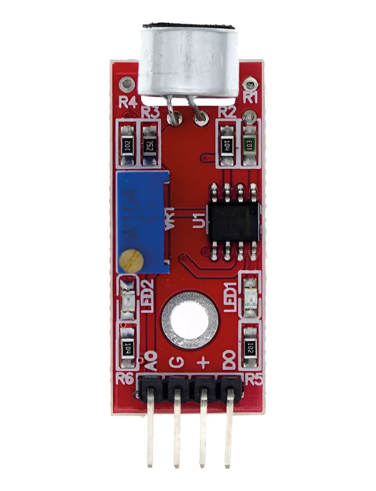 Módulo Sensor De Sonido - Micrófono Placa Roja