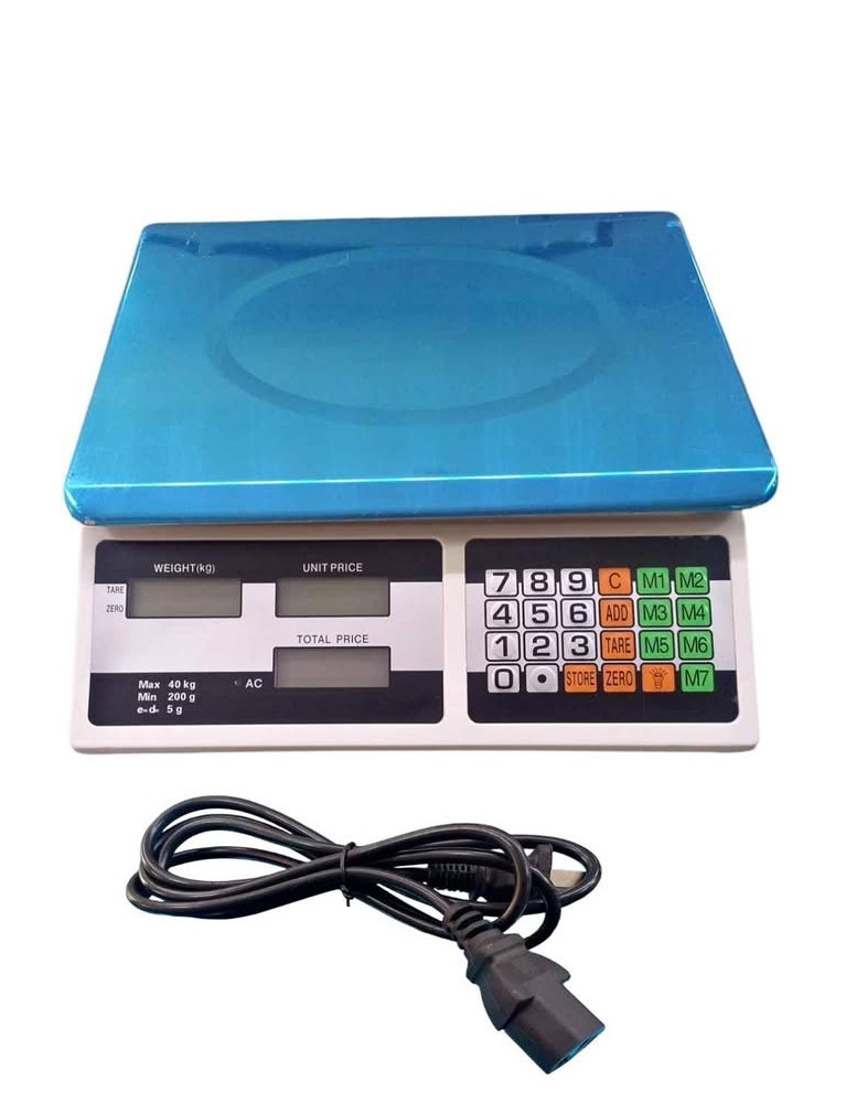 Balanza Electrónica Digital Pesa Hasta 40 Kg