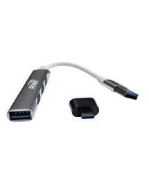 Hub Usb 3.0 x 4 Puertos Metalizado Altek