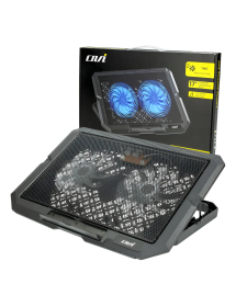 Cooling  Pad 2 Ventiladores Con Luz  Reclinable FN02 OVI