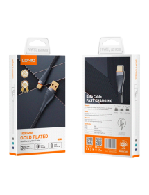 Cable Usb A Lightning Gris 1 Mt LS691 30 Watts  Ldnio