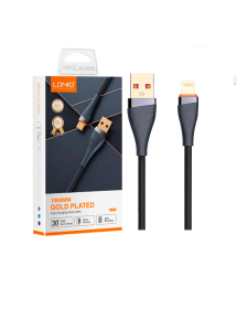 Cable Usb A Lightning Gris...