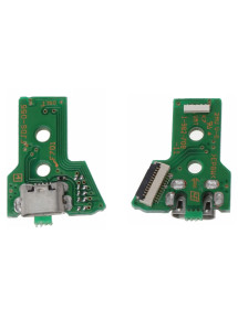 Pin De Carga Con Placa Ps4 JDS-050 Y JDS-055 - 12 Pines