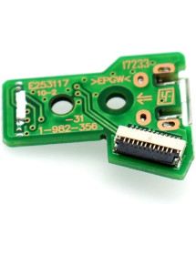 Pin De Carga Con Placa Ps4 JDS-050 Y JDS-055 - 12 Pines