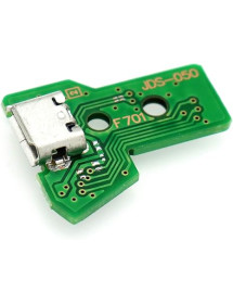 Pin De Carga Con Placa Ps4 JDS-050 Y JDS-055 - 12 Pines