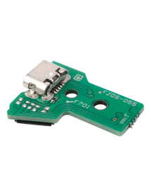 Pin De Carga Con Placa Ps4 JDS-050 Y JDS-055 - 12 Pines