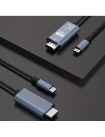 Cable Usb C a Hdmi Macho 2 Mt 4K TH001