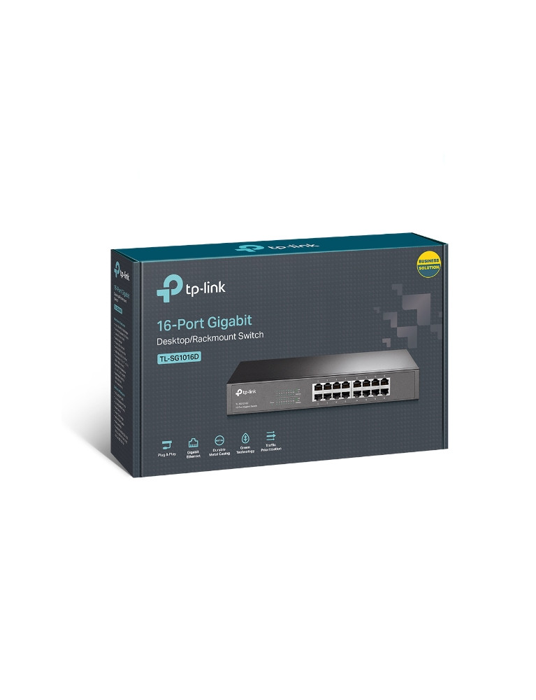 Switch De Red 16 Puertos Gigabit TL-SG1016D TP-LINK