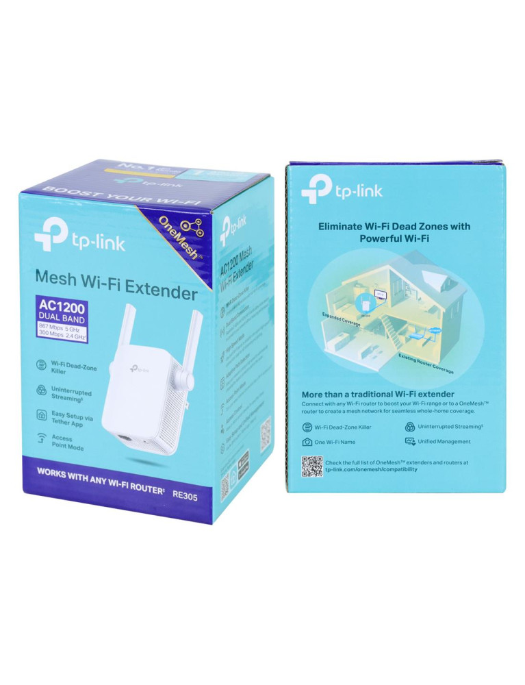 Extensor De Rango RE305 AC1200 Doble Banda TP-LINK