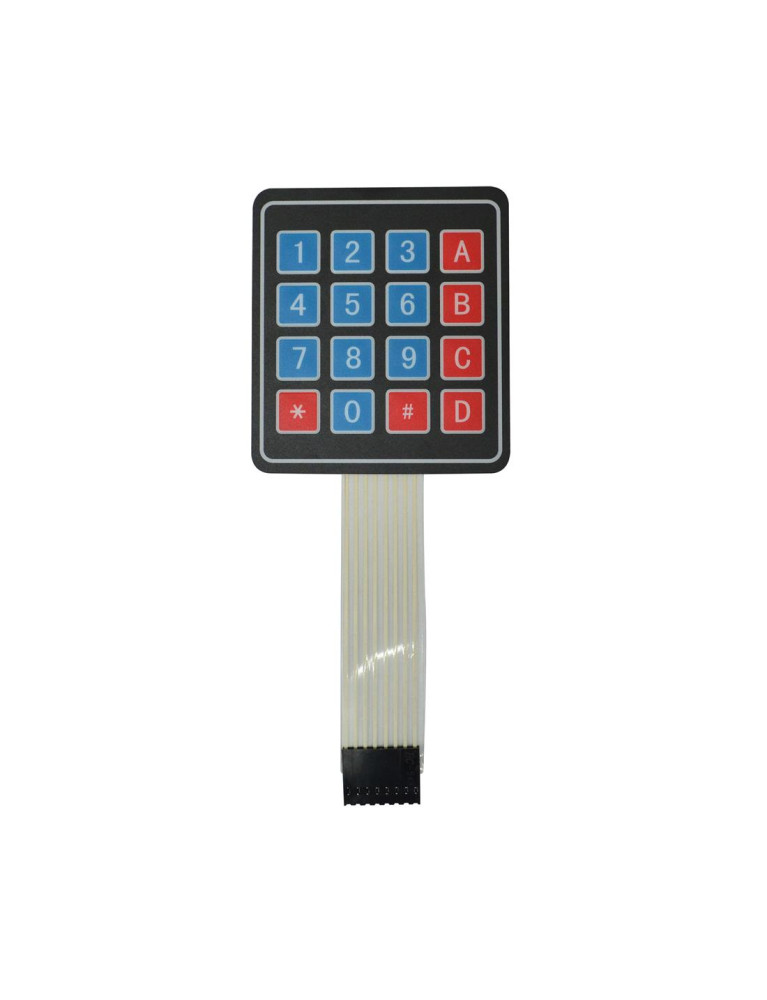 Teclado Matricial Membrana 4X4 Para Proyectos KB-16C