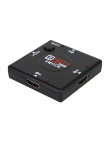 Switch Hdmi 3 Entradas 1 Salida HDTV 1080P 3D  FY1408HR
