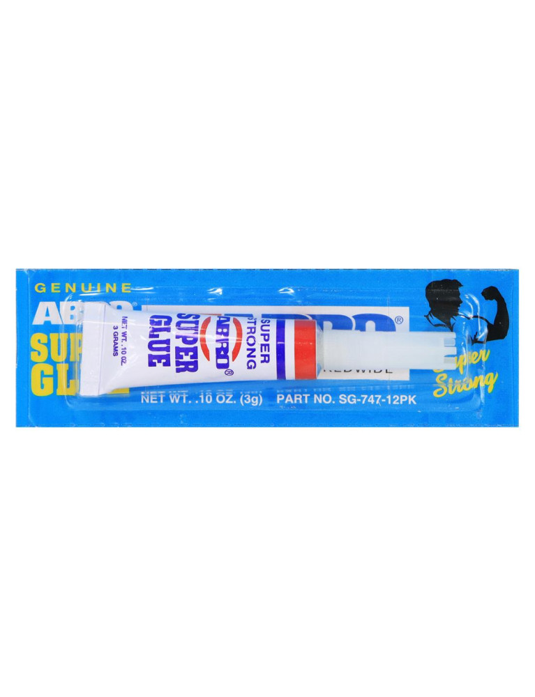 Pegamento Super Glue Instantaneo 3Gr ABRO